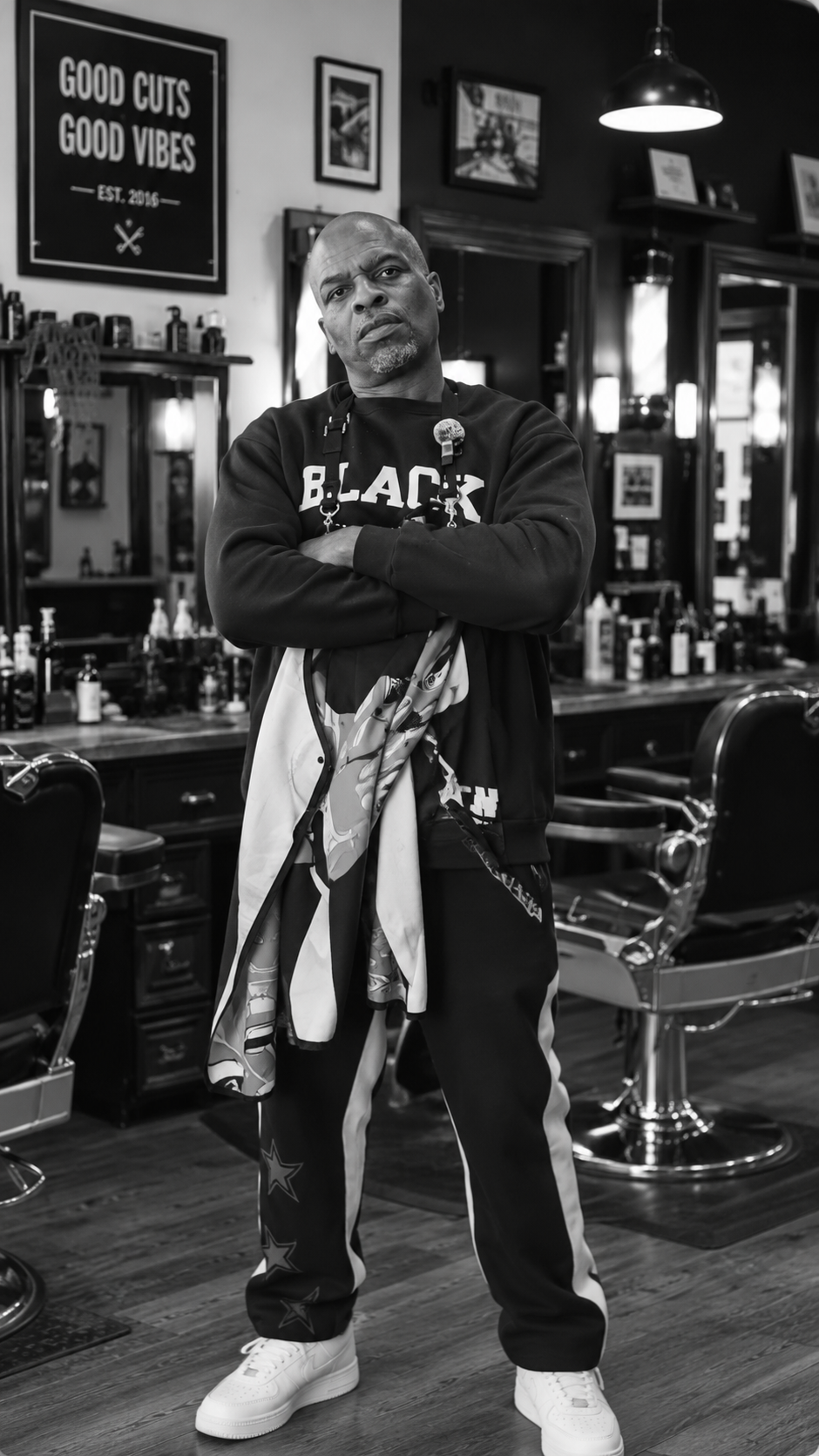 Northeast barber in the shop